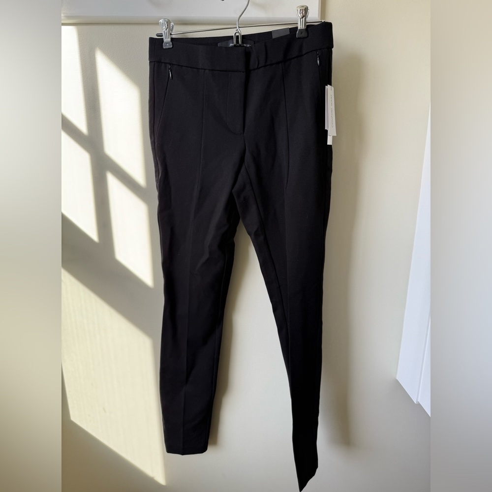 NWT AMANDA + CHELSEA Chloe Pants Slim‎ Modern Black Office Career Comfort 0